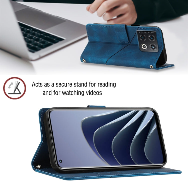 For OnePlus 10 Pro 5G Skin-feel Embossed Leather Phone Case