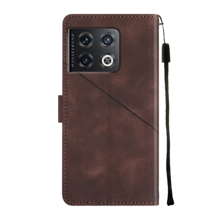 For OnePlus 10 Pro 5G Skin-feel Embossed Leather Phone Case