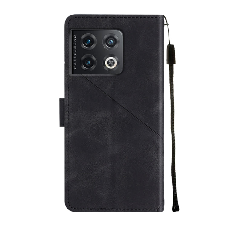 For OnePlus 10 Pro 5G Skin-feel Embossed Leather Phone Case