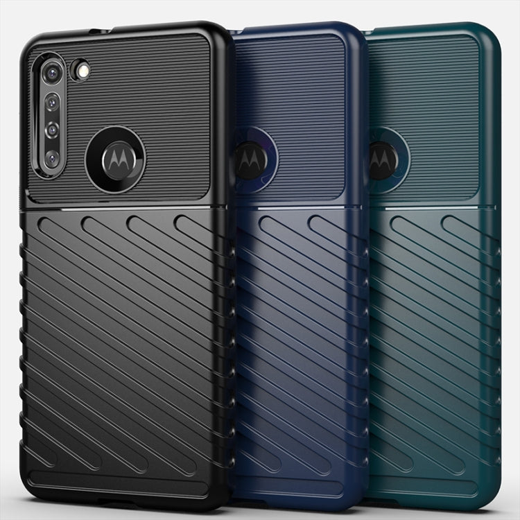 For Motorola Moto G8 Thunderbolt Shockproof TPU Soft Case(Blue)