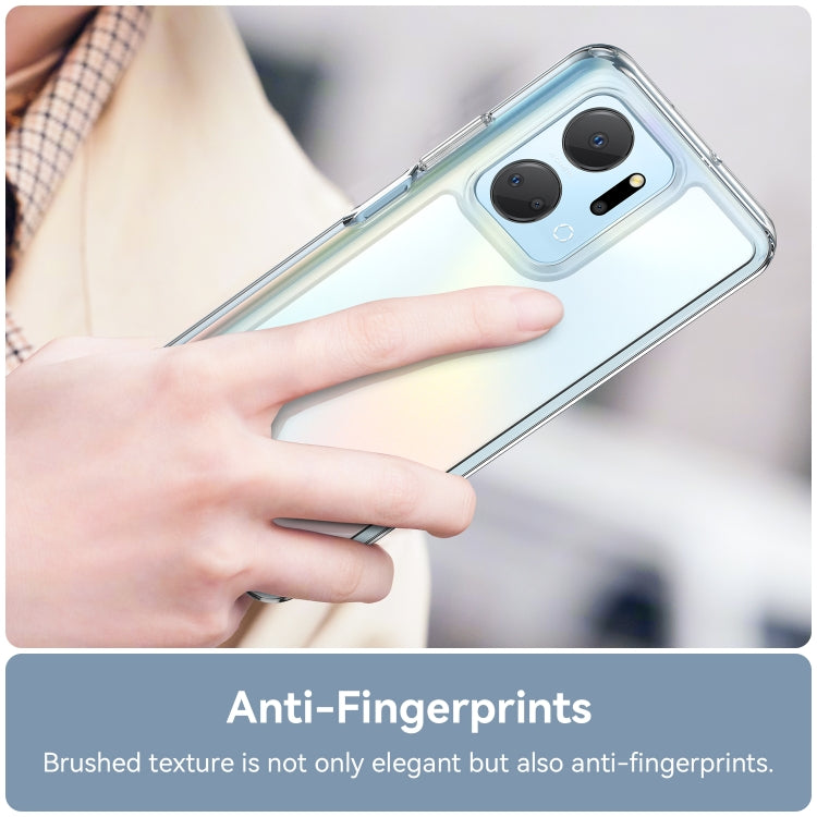 For Honor X7A Colorful Series Acrylic + TPU Phone Case