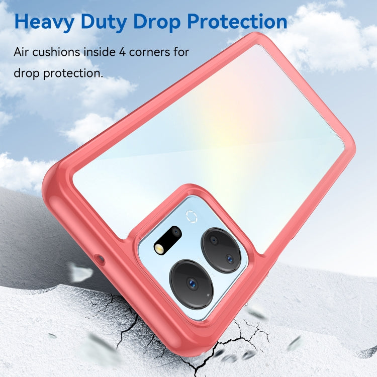 For Honor Play 40 Plus Colorful Series Acrylic + TPU Phone Case