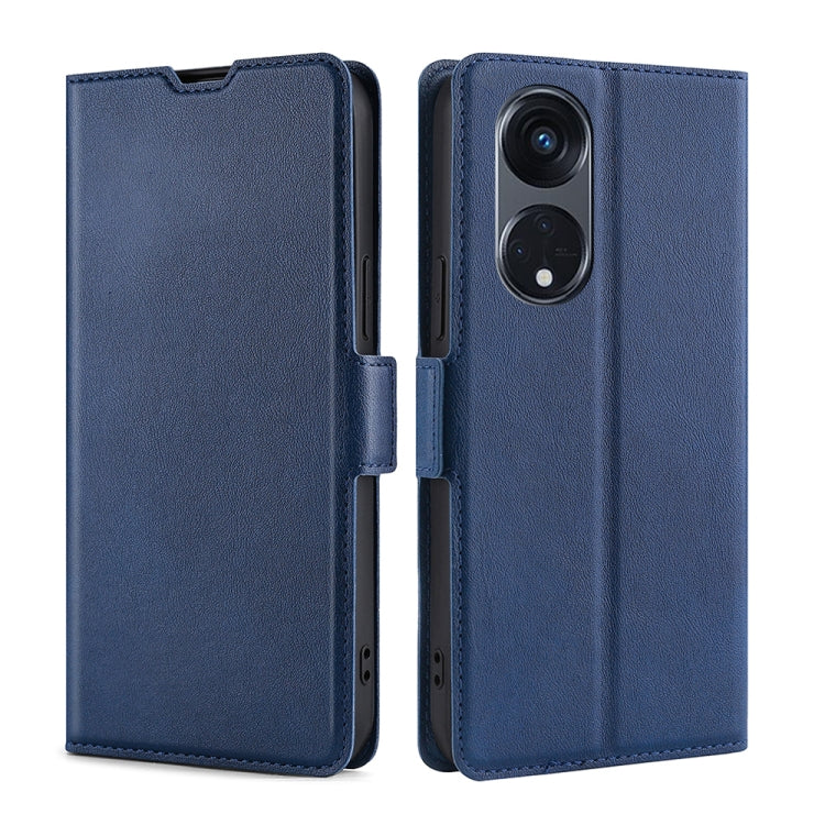 For OPPO Reno8 T 5G/A1 Pro 5G Ultra-thin Voltage Side Buckle Horizontal Flip Leather Phone Case