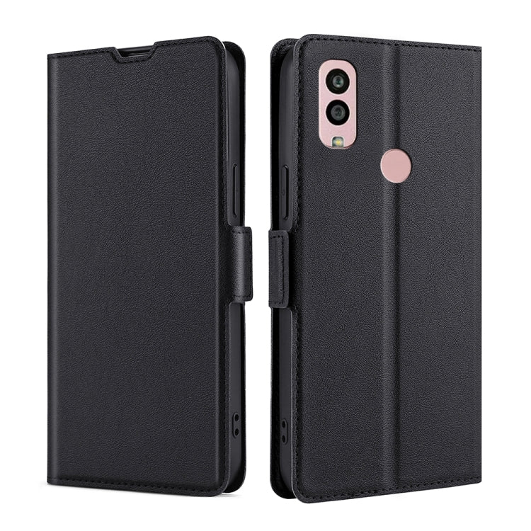 For Kyocera Android One S10 Ultra-thin Voltage Side Buckle Horizontal Flip Leather Phone Case