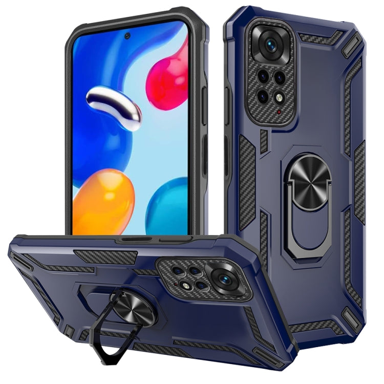 For Redmi Note 11 4G Global / Note 11s 4G Warship Armor 2 in 1 Shockproof Phone Case