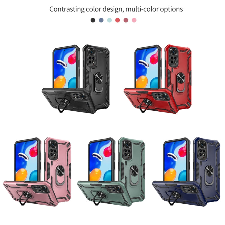 For Redmi Note 11 4G Global / Note 11s 4G Warship Armor 2 in 1 Shockproof Phone Case