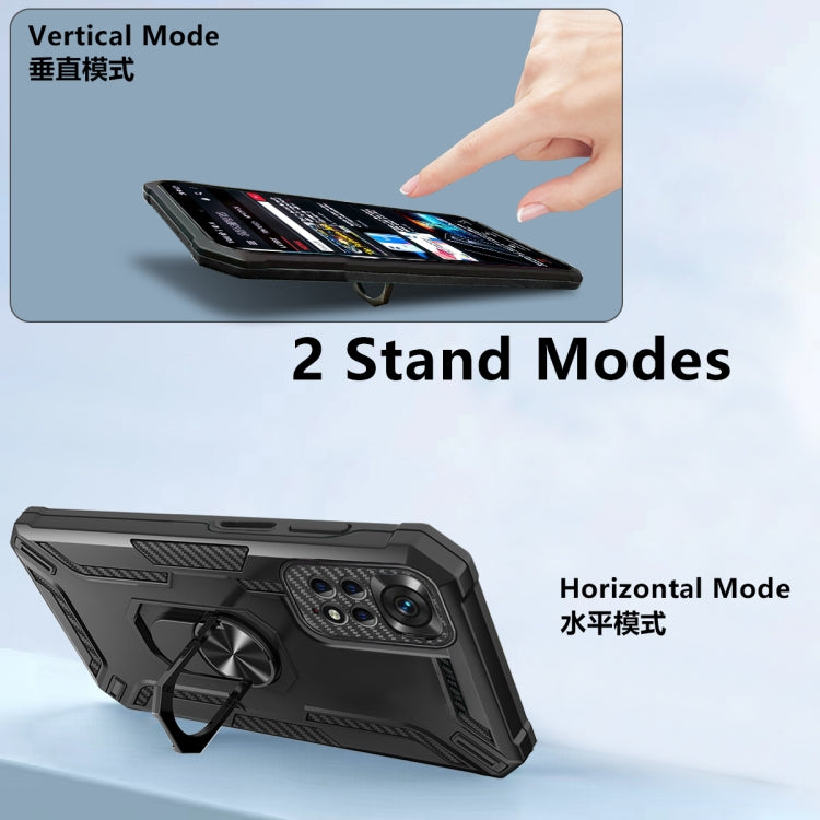 For Redmi Note 11 4G Global / Note 11s 4G Warship Armor 2 in 1 Shockproof Phone Case