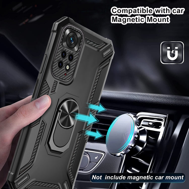 For Redmi Note 11 4G Global / Note 11s 4G Warship Armor 2 in 1 Shockproof Phone Case