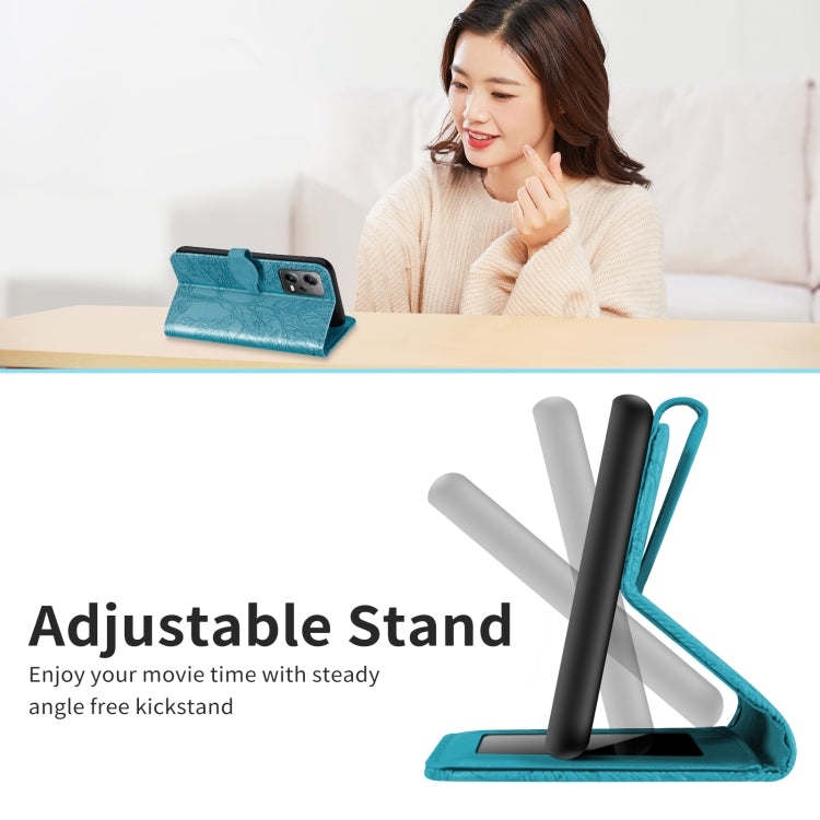 For Xiaomi Poco X5 Life Tree Embossing Pattern Leather Phone Case