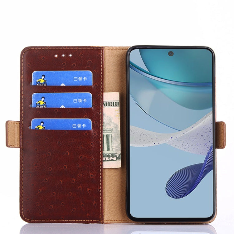 For Motorola Moto G53 5G/G13 4G/G23 4G Ostrich Texture Flip Leather Phone Case