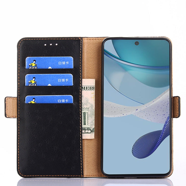 For Kyocera Android One S10 Ostrich Texture Flip Leather Phone Case