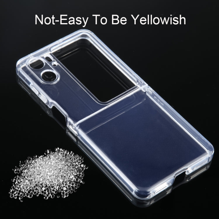 For OPPO Find N2 Flip 0.75mm Ultra-thin Transparent TPU Phone Case