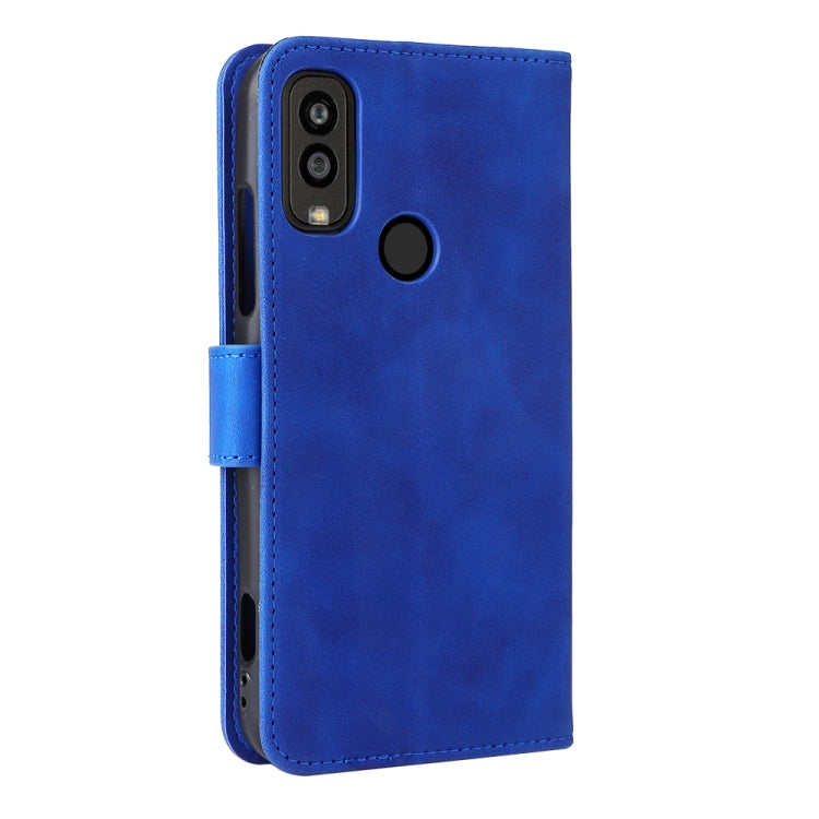 For Kyocera Android One S10 Skin Feel Magnetic Flip Leather Phone Case