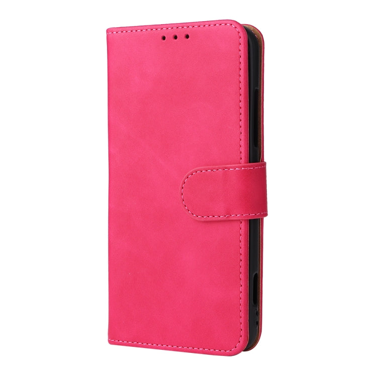 For Kyocera Android One S10 Skin Feel Magnetic Flip Leather Phone Case