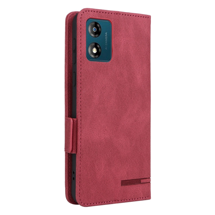 For Motorola Moto E13 4G Magnetic Clasp Flip Leather Phone Case