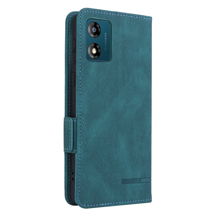 For Motorola Moto E13 4G Magnetic Clasp Flip Leather Phone Case