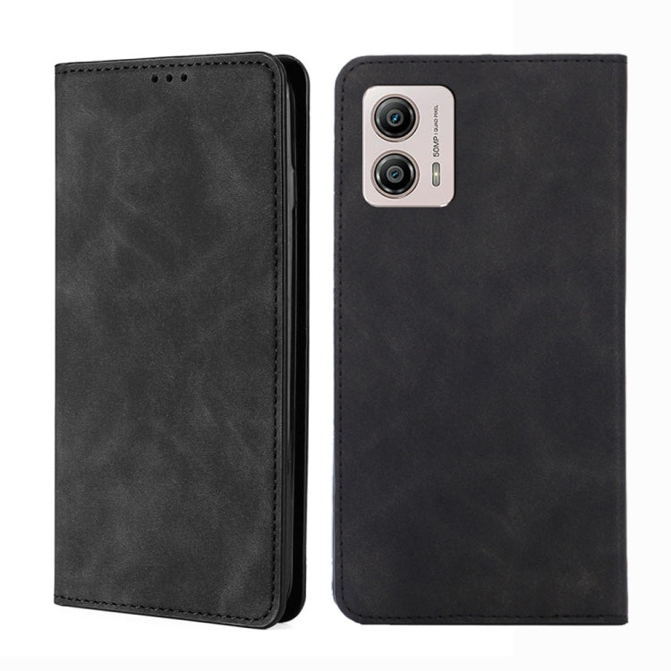 For Motorola Moto G53 5G/G13 4G/G23 4G Skin Feel Magnetic Horizontal Flip Leather Phone Case