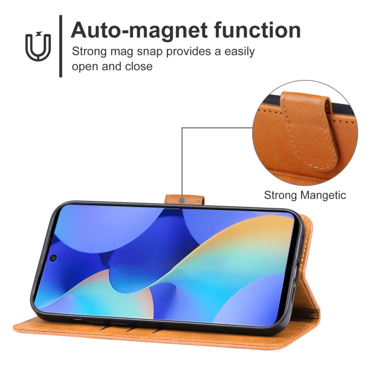 For Tecno Spark 10 Pro Leather Phone Case