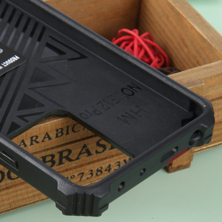 For Xiaomi Redmi Note 12 Pro 5G Shockproof TPU + PC Magnetic Phone Case with Holder