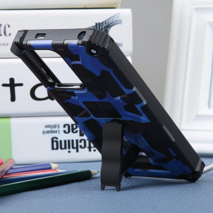 For Xiaomi Redmi Note 12 Camouflage Armor Kickstand TPU + PC Magnetic Phone Case