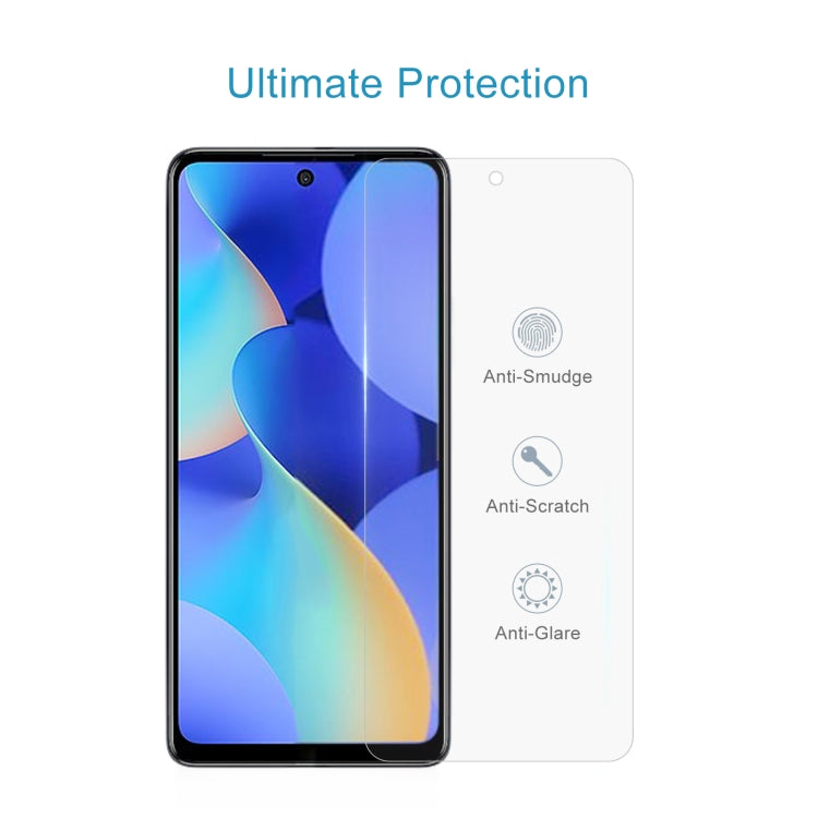 For Tecno Spark 10 Pro 50pcs 0.26mm 9H 2.5D Tempered Glass Film