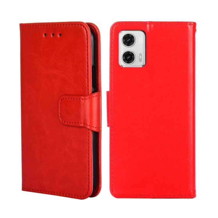 For Motorola Moto G73 5G Crystal Texture Leather Phone Case