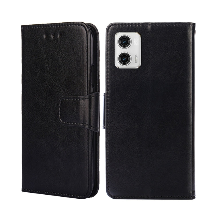 For Motorola Moto G73 5G Crystal Texture Leather Phone Case