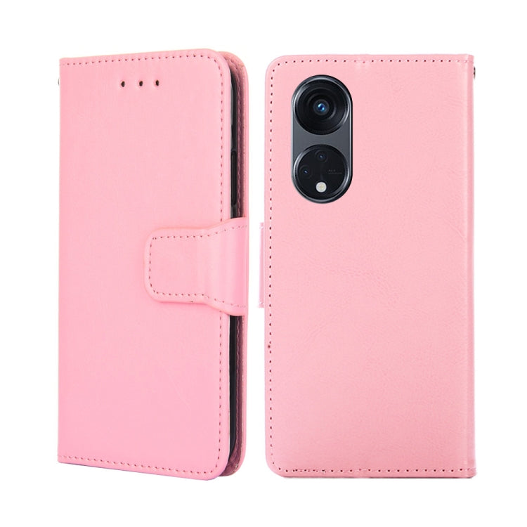 For OPPO Reno8 T 5G/A1 Pro 5G Crystal Texture Leather Phone Case