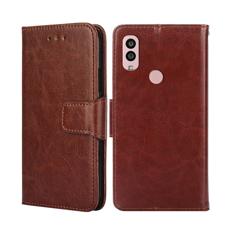 For Kyocera Android One S10 Crystal Texture Leather Phone Case