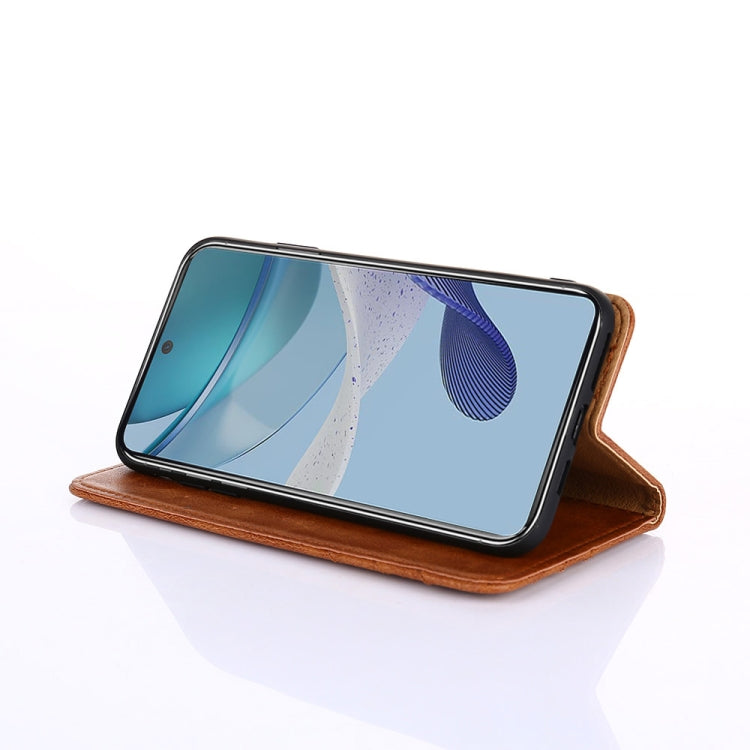 For Motorola Moto G73 5G Non-Magnetic Retro Texture Flip Leather Phone Case