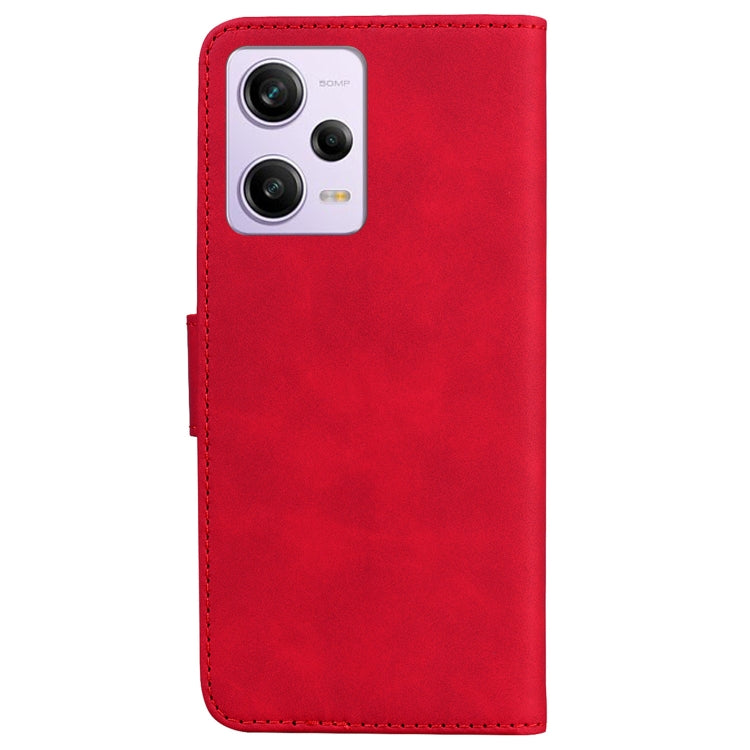 For Xiaomi Redmi Note 12 Pro 5G Skin Feel Pure Color Flip Leather Phone Case