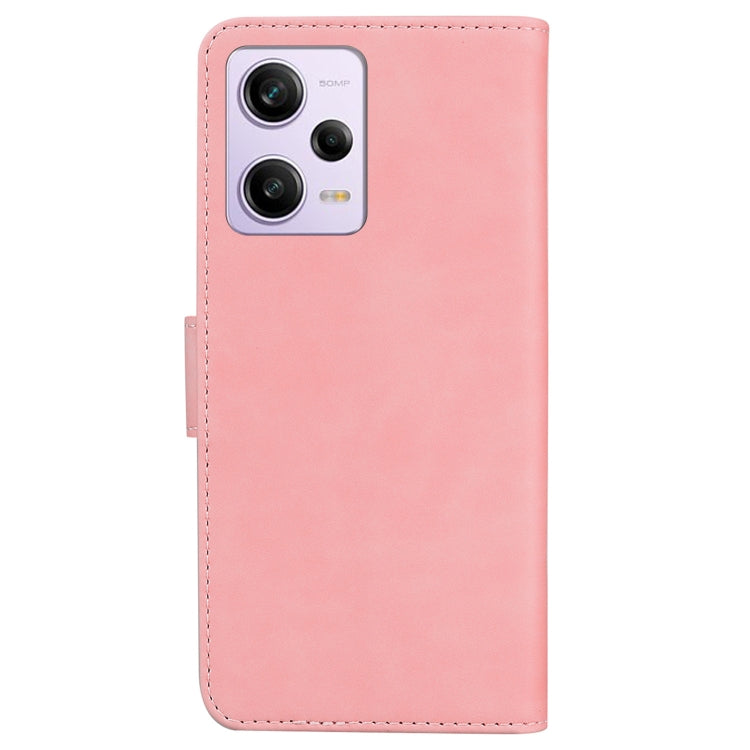 For Xiaomi Redmi Note 12 Pro 5G Skin Feel Pure Color Flip Leather Phone Case
