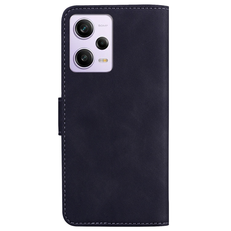 For Xiaomi Redmi Note 12 Pro 5G Skin Feel Pure Color Flip Leather Phone Case