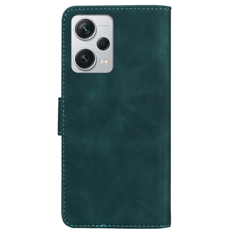 For Xiaomi Redmi Note 12 Pro+ Skin Feel Pure Color Flip Leather Phone Case