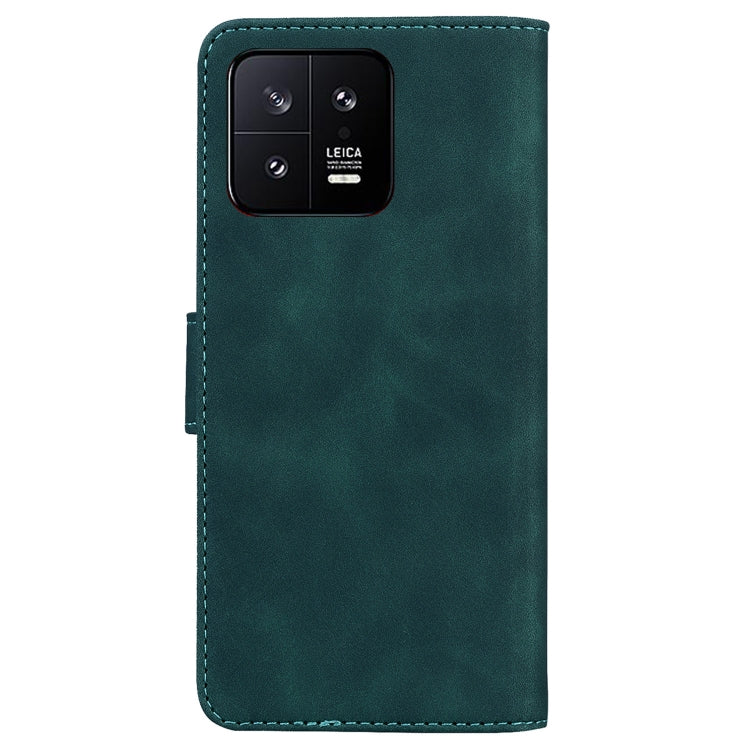 For Xiaomi 13 5G Skin Feel Pure Color Flip Leather Phone Case