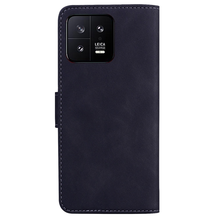 For Xiaomi 13 5G Skin Feel Pure Color Flip Leather Phone Case
