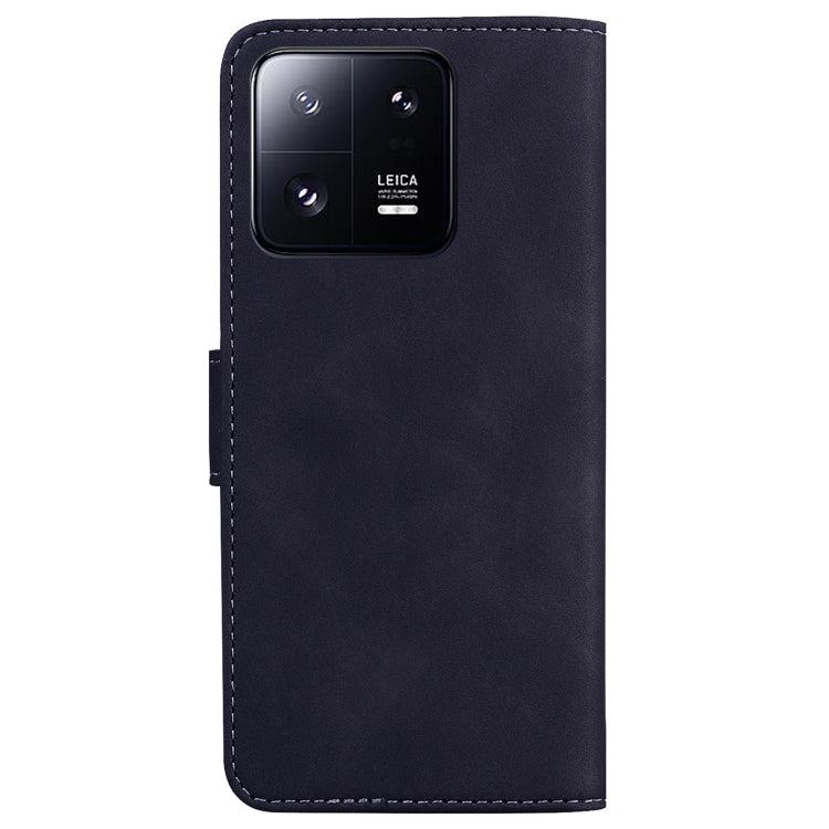 For Xiaomi 13 Pro 5G Skin Feel Pure Color Flip Leather Phone Case