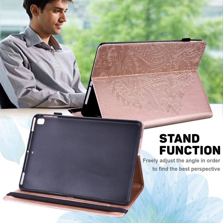 For Huawei MatePad SE 10.4 2022 Peacock Embossed Pattern Leather Tablet Case