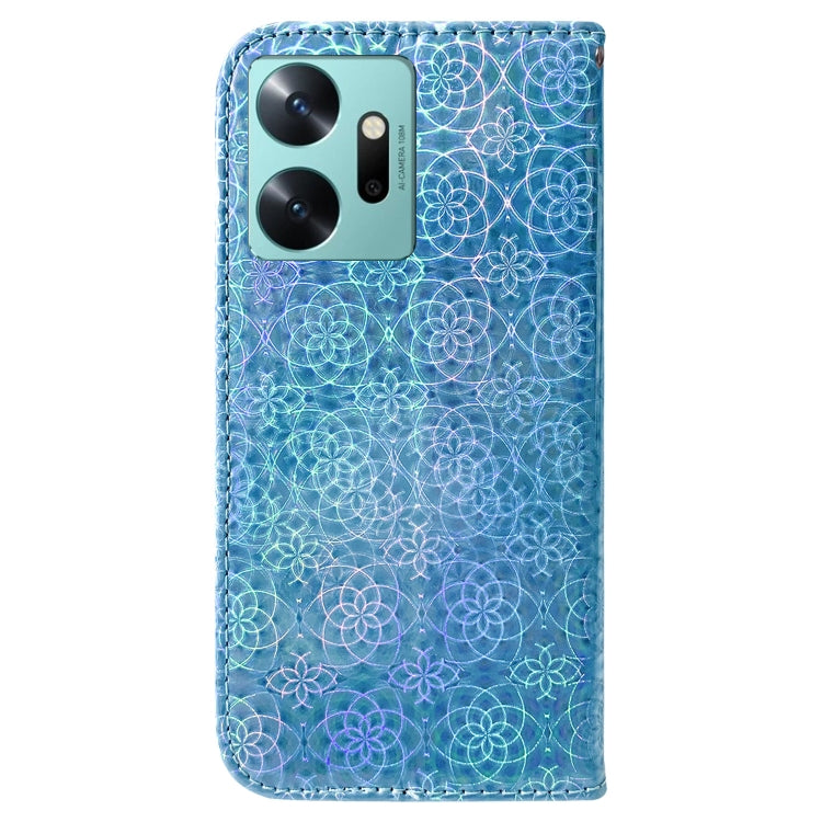 For Infinix Zero 20 / X6821 Colorful Magnetic Buckle Leather Phone Case