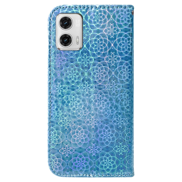 For Motorola Moto G73 Colorful Magnetic Buckle Leather Phone Case