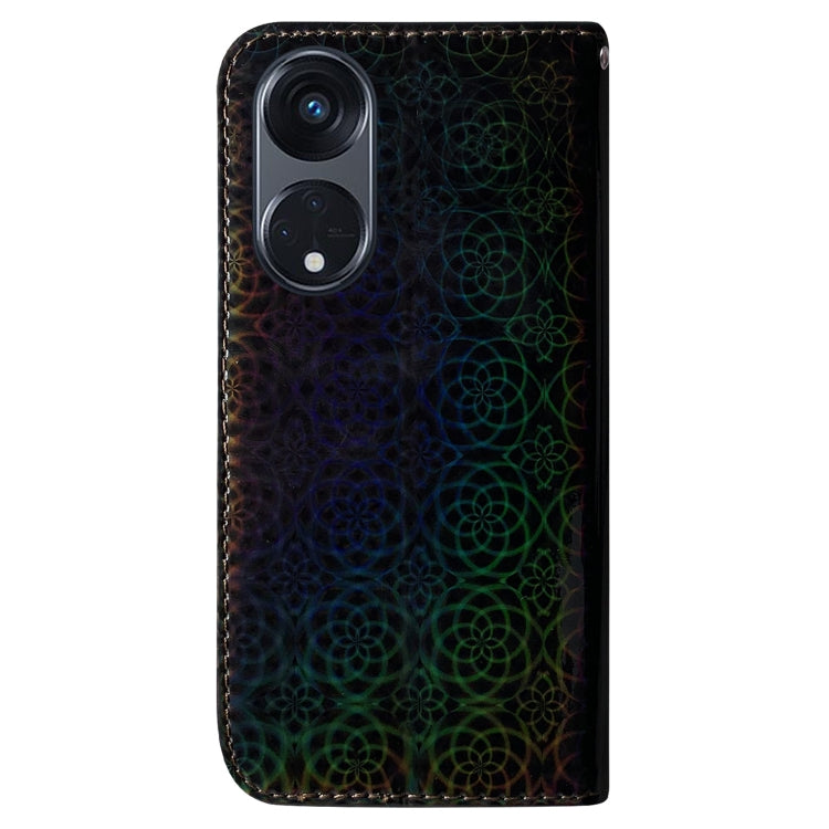 For OPPO Reno8 T 5G / A1 Pro 5G Colorful Magnetic Buckle Leather Phone Case