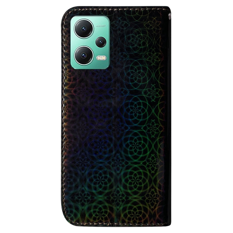 For Xiaomi Redmi Note 12 5G Colorful Magnetic Buckle Leather Phone Case