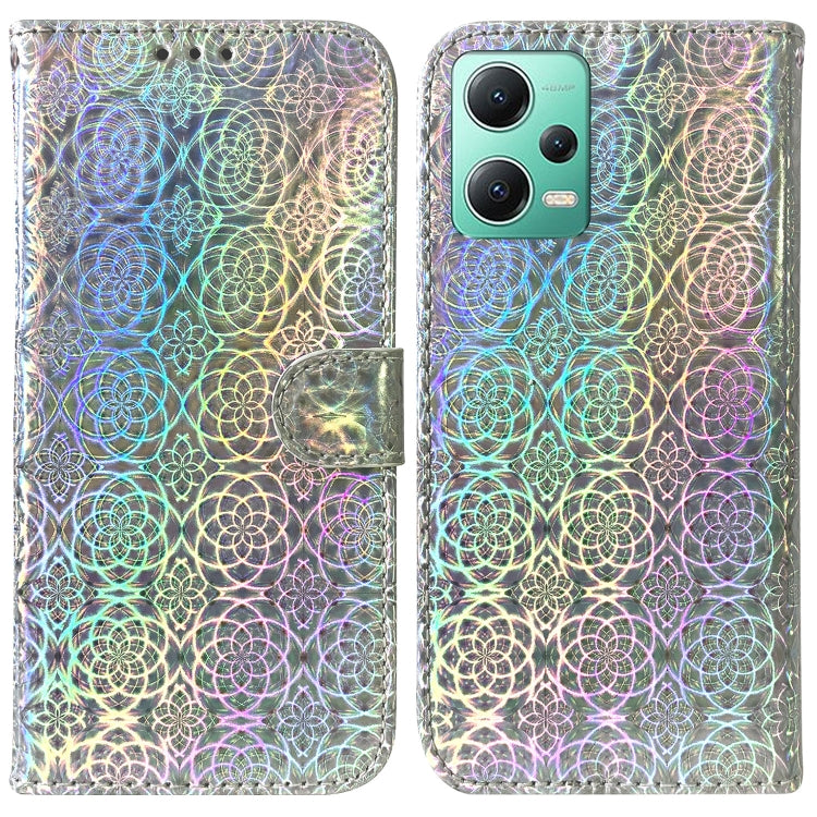 For Xiaomi Redmi Note 12 5G Colorful Magnetic Buckle Leather Phone Case