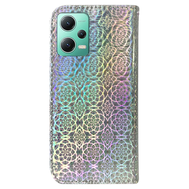 For Xiaomi Redmi Note 12 5G Colorful Magnetic Buckle Leather Phone Case