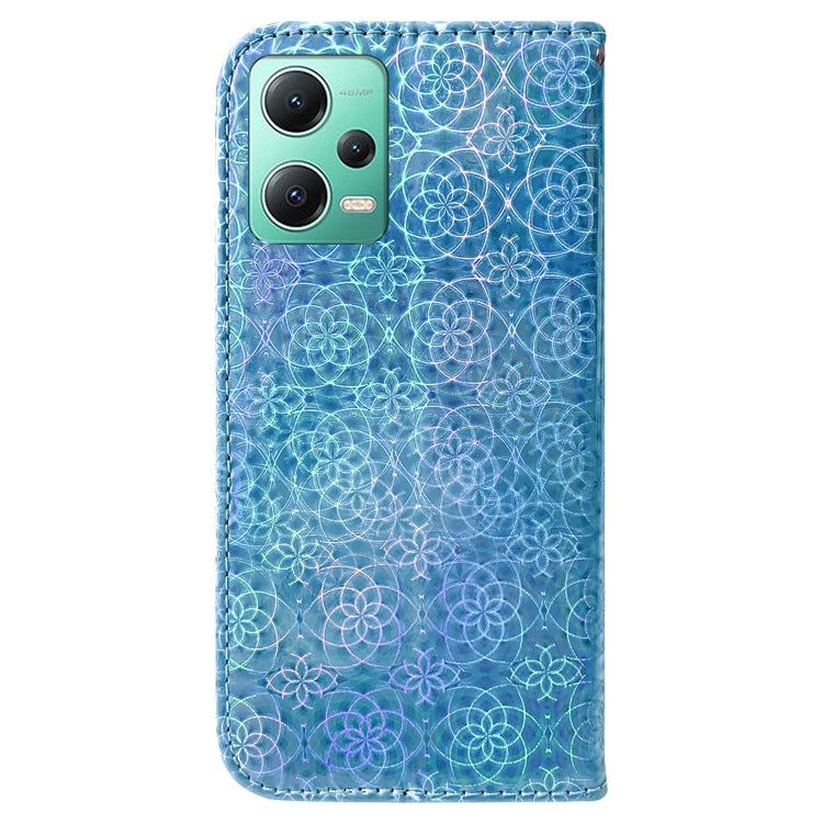 For Xiaomi Redmi Note 12 5G Colorful Magnetic Buckle Leather Phone Case