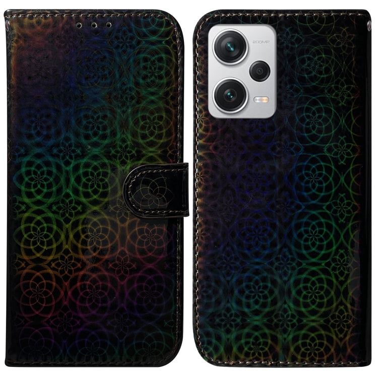 For Xiaomi Redmi Note 12 Pro+ Colorful Magnetic Buckle Leather Phone Case