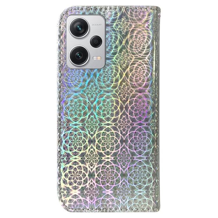 For Xiaomi Redmi Note 12 Pro+ Colorful Magnetic Buckle Leather Phone Case