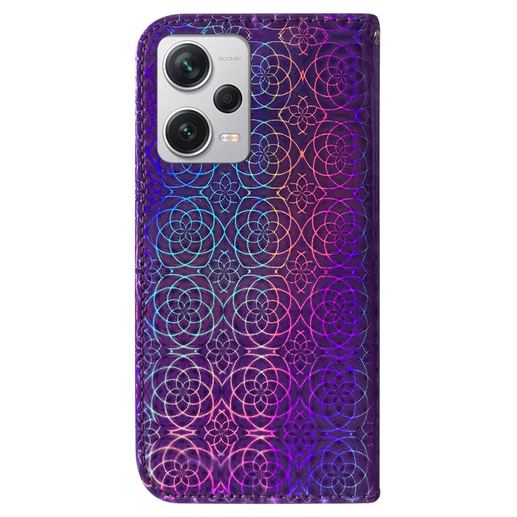 For Xiaomi Redmi Note 12 Pro+ Colorful Magnetic Buckle Leather Phone Case