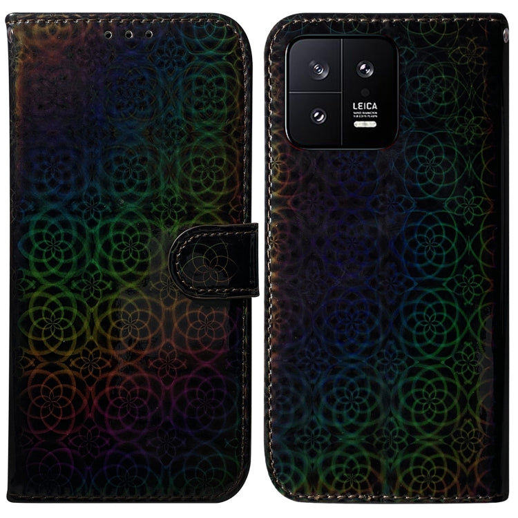 For Xiaomi 13 5G Colorful Magnetic Buckle Leather Phone Case