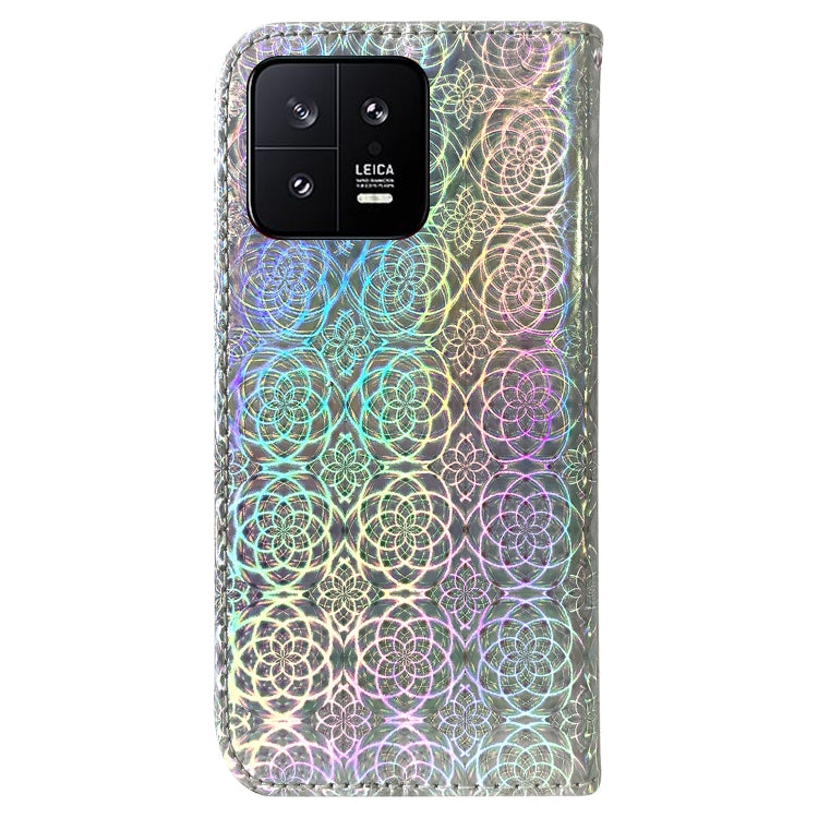 For Xiaomi 13 5G Colorful Magnetic Buckle Leather Phone Case